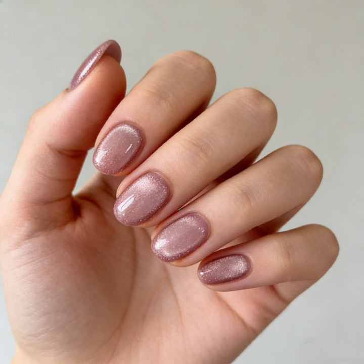 Decorative Heart Design Press-On Nails Bowlift