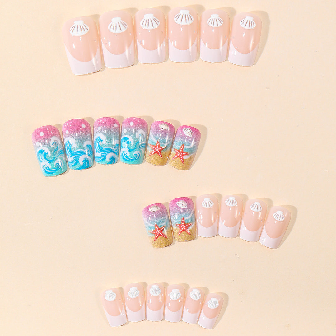 Ocean-Themed Nail Art Set Bowlift