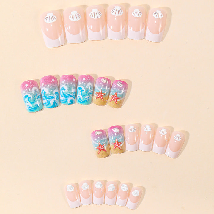 Ocean-Themed Nail Art Set Bowlift