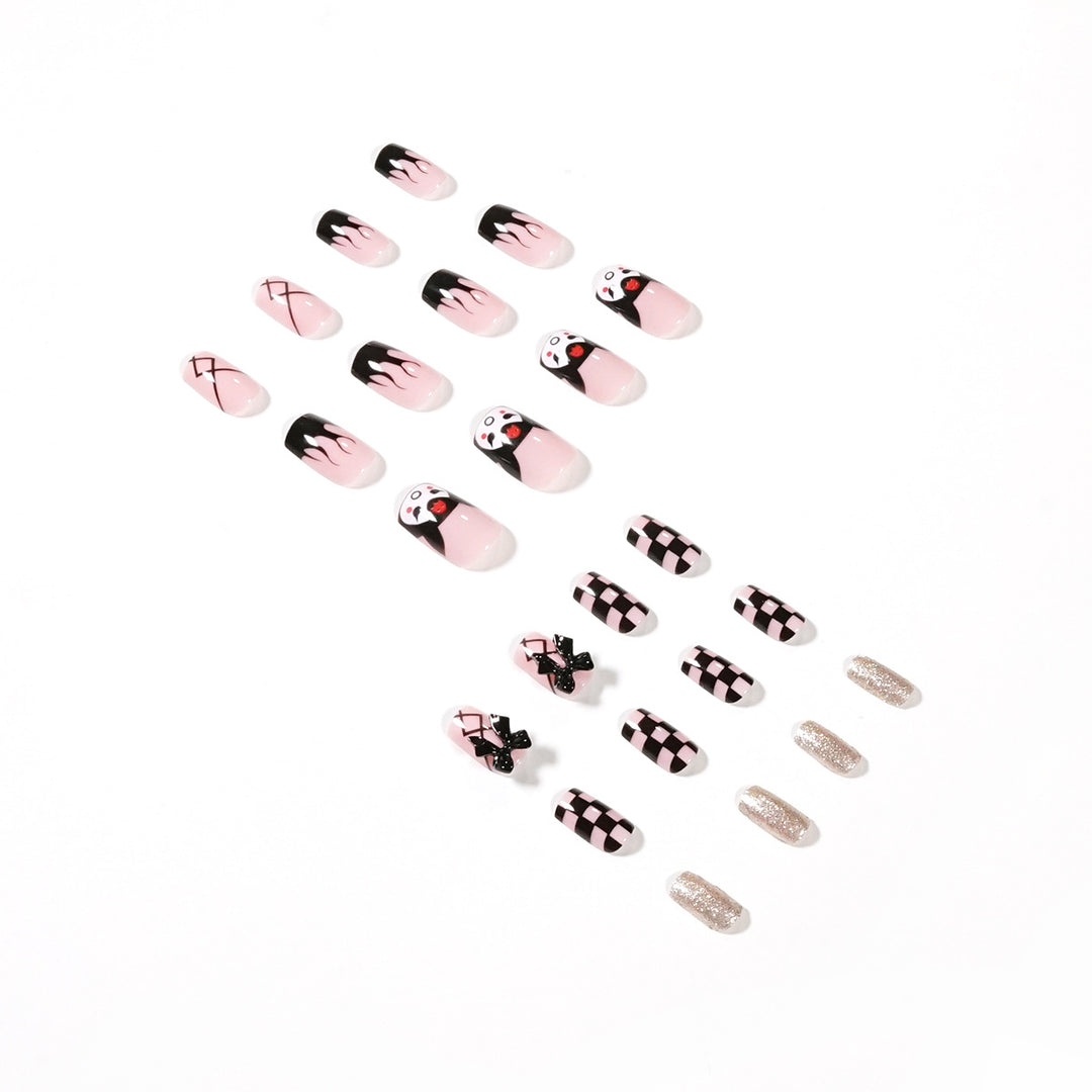 Artistic Nail Extensions with Whimsical Design Bowlift