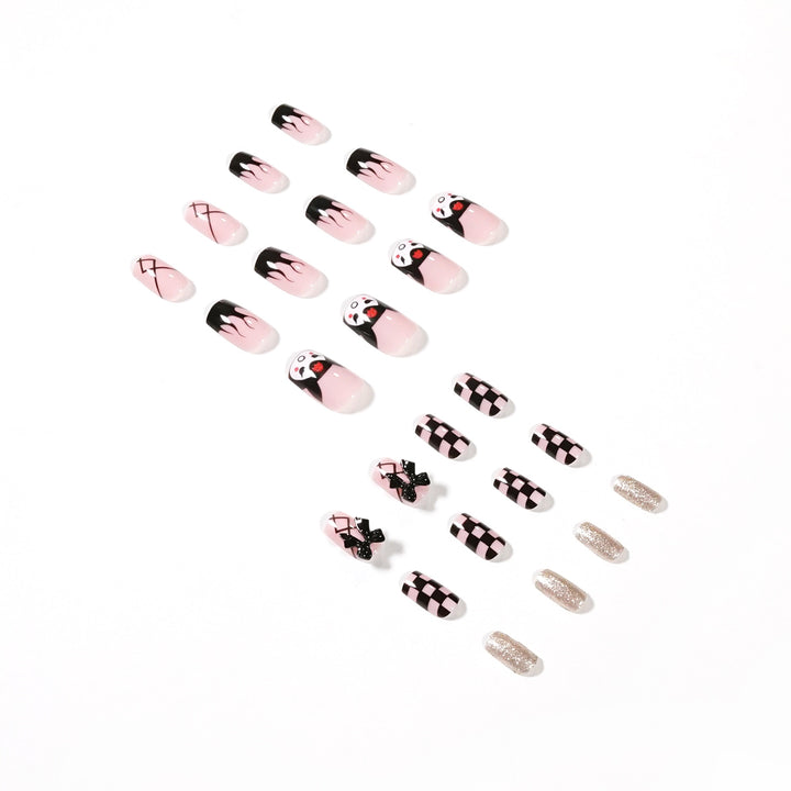 Artistic Nail Extensions with Whimsical Design Bowlift