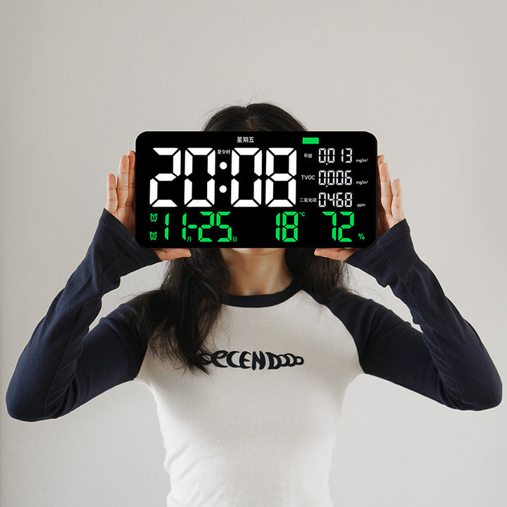 Digital multifunctional weather alarm clock Bowlift