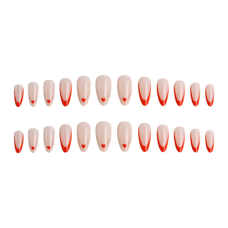 Artificial nails in modern heart design Bowlift