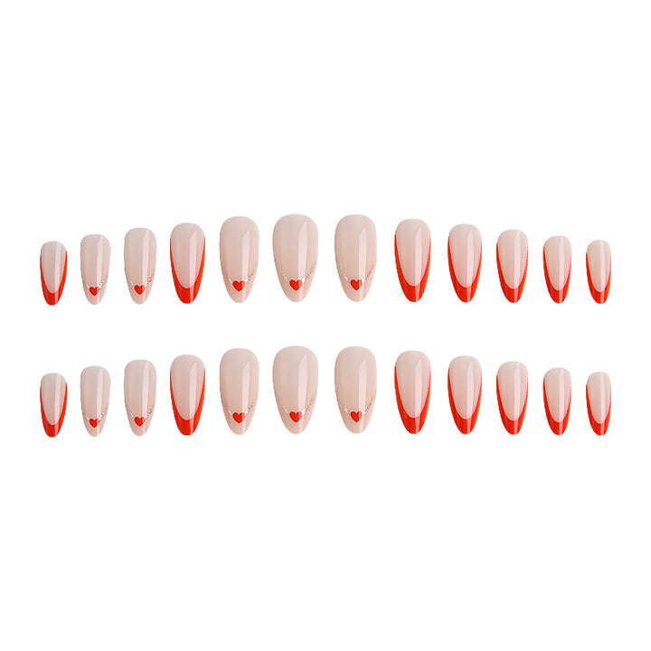 Artificial nails in modern heart design Bowlift
