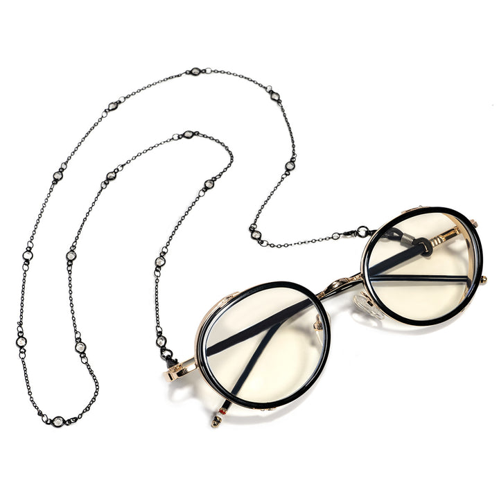 Crystal-Embellished Eyewear Chain Bowlift