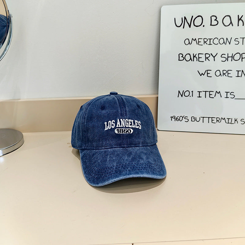 Women's Vintage-Inspired Fabric Baseball Cap Bowlift