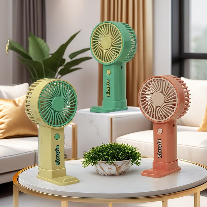 Women Portable Hand Fan with Rechargeable USB Port and Lightweight Construction Bowlift