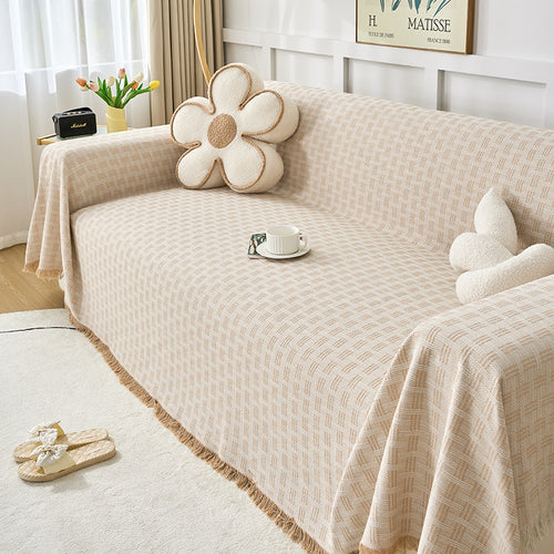 Elegant Woven Sofa Throw Blanket