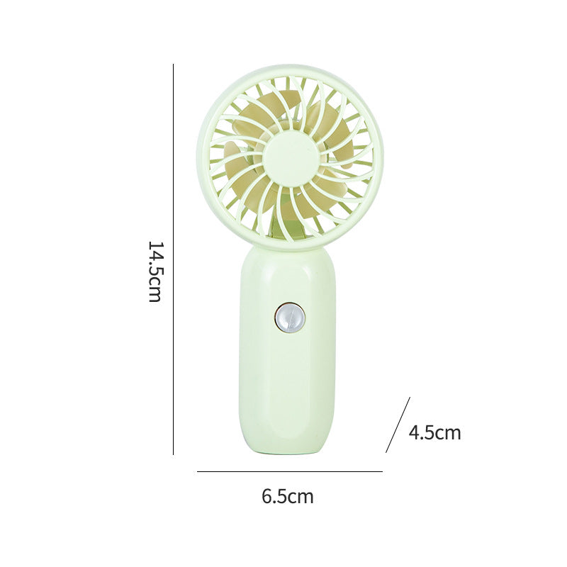 Ladies Portable Mini Hand Fan with Ergonomic Handle Bowlift
