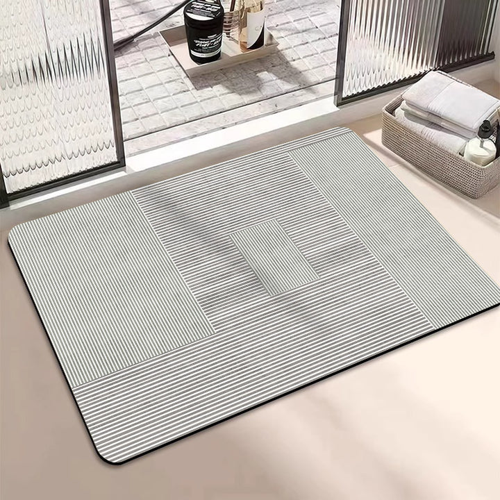 Decorative Luxe Bath Mat Bowlift