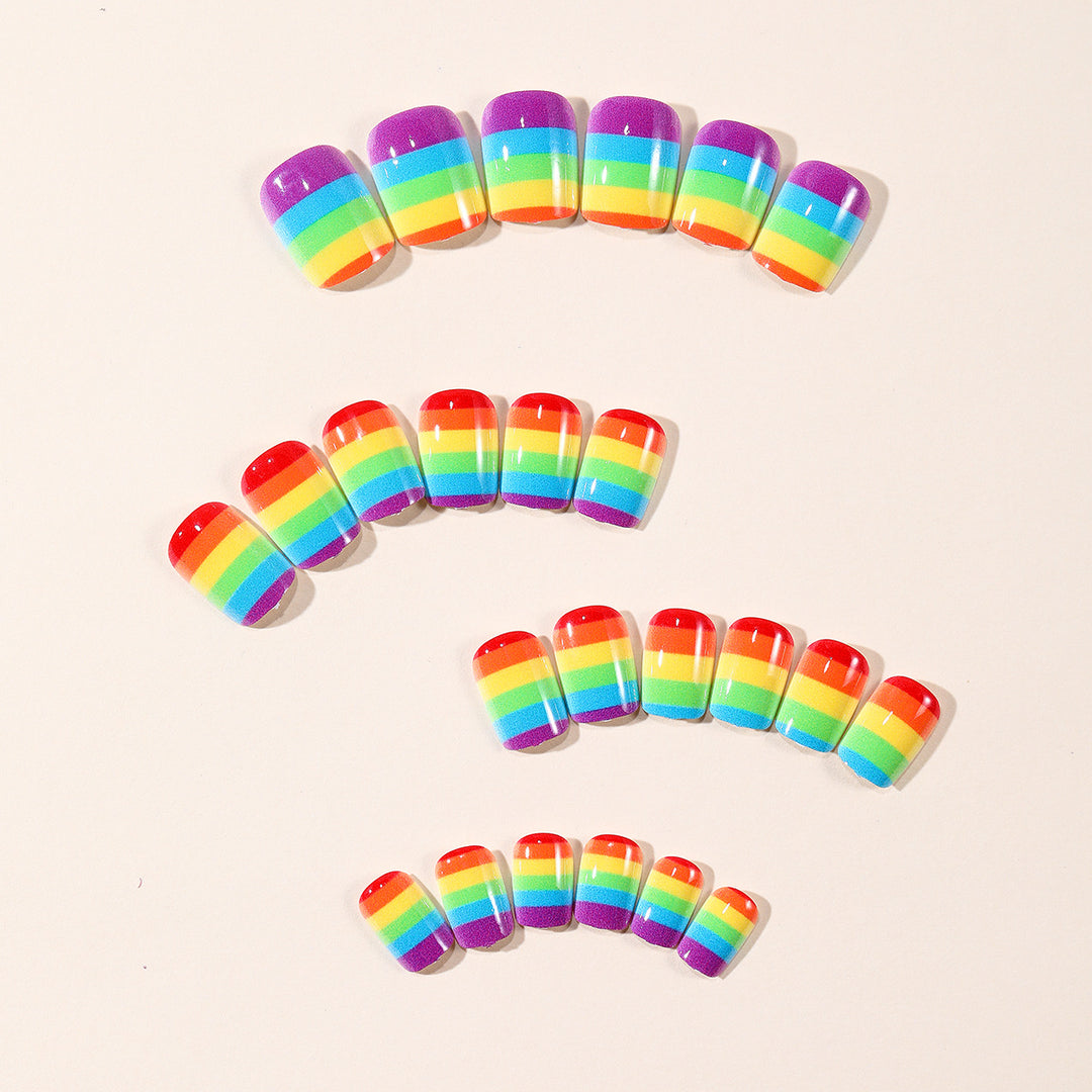 Rainbow Gradient Nail Art Kit Bowlift