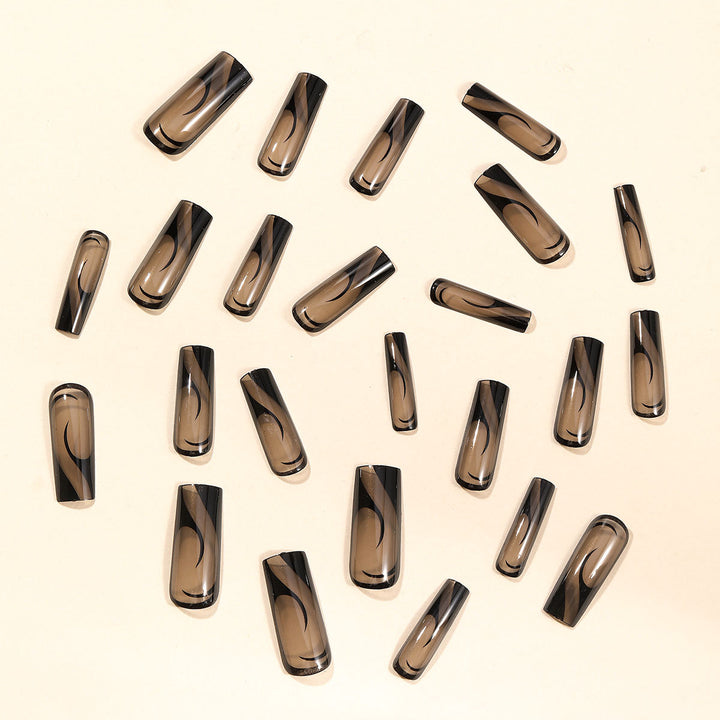Stylish Abstract 3D Nail Art Extensions Bowlift