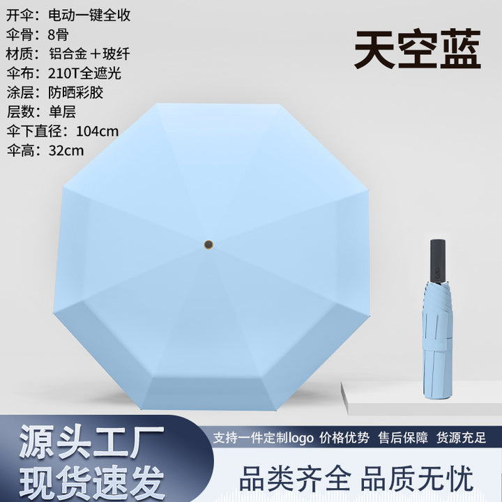 Women's Automatic Windproof Umbrella with UV Protection Bowlift