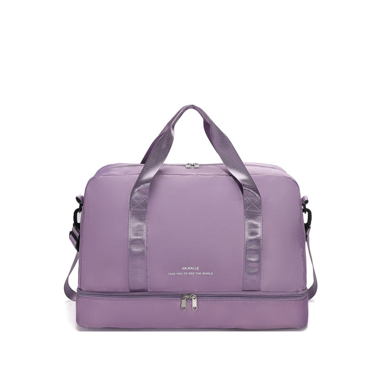 Sporty Travel Bag With Spacious Interior Compartment And Removable Shoulder Strap Bowlift