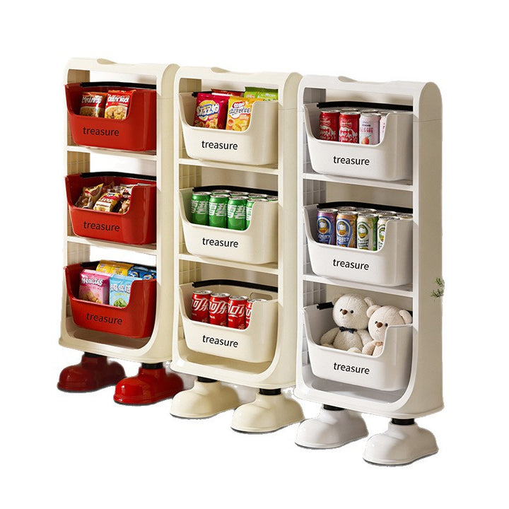 Multi-Tier Storage Organizer with Baskets Bowlift