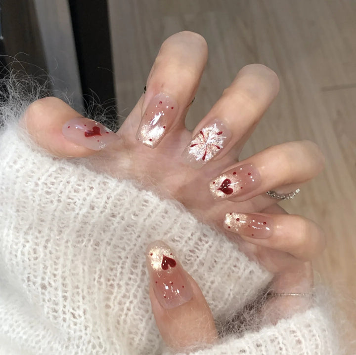 Artistic Glitter Nail Design Bowlift