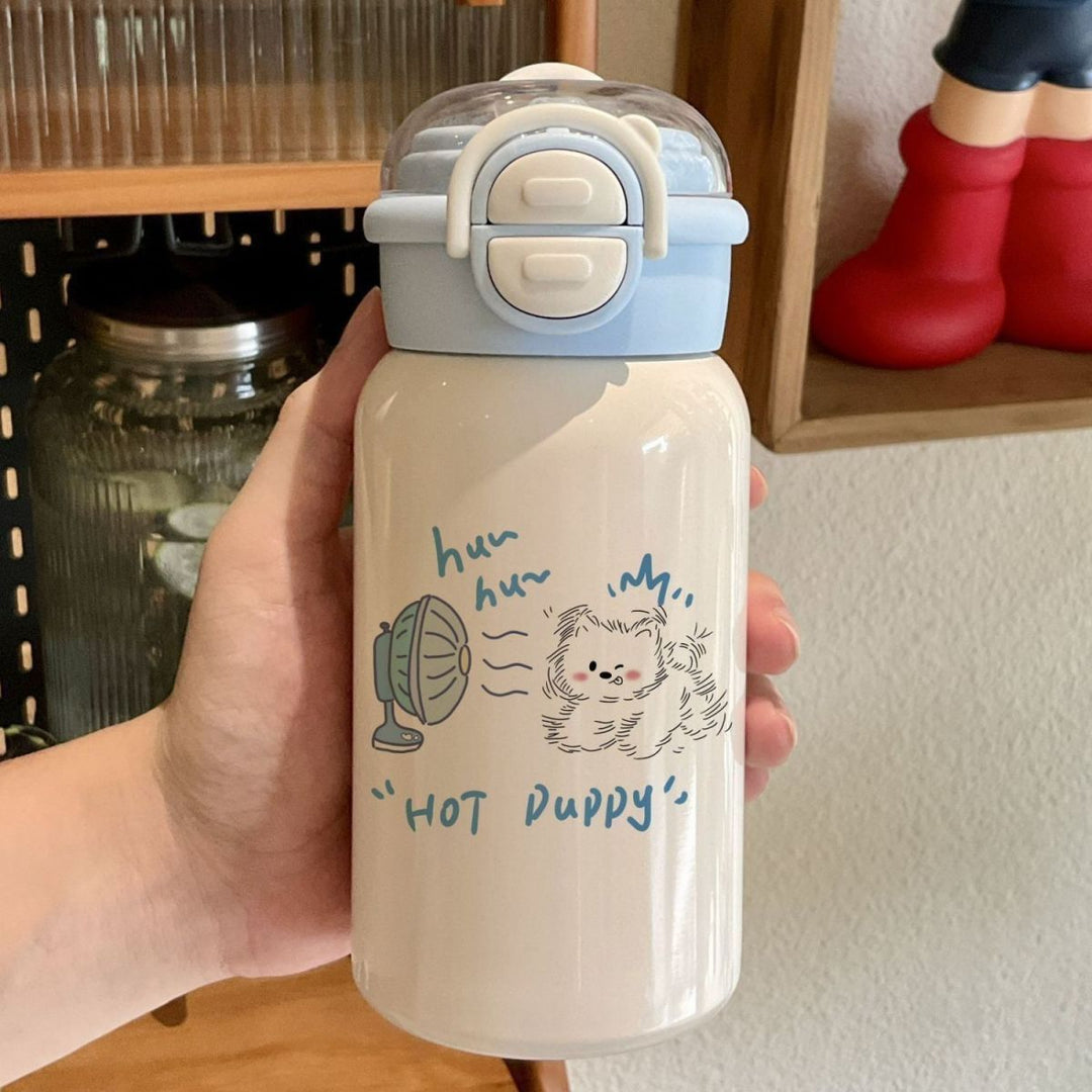 Women's Creative Water Bottle with Animal Design Bowlift