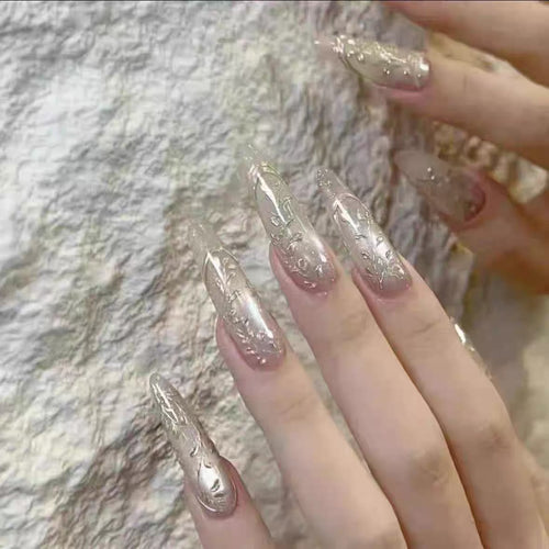 Artistic Sculpted Press-On Nails Bowlift