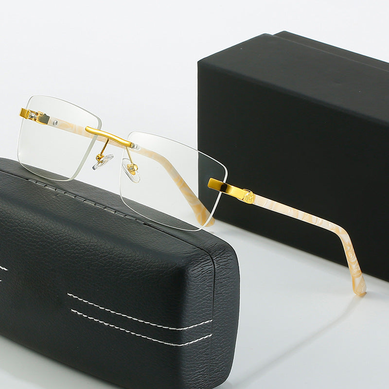 Ladies fashionable rectangular corrective glasses Bowlift
