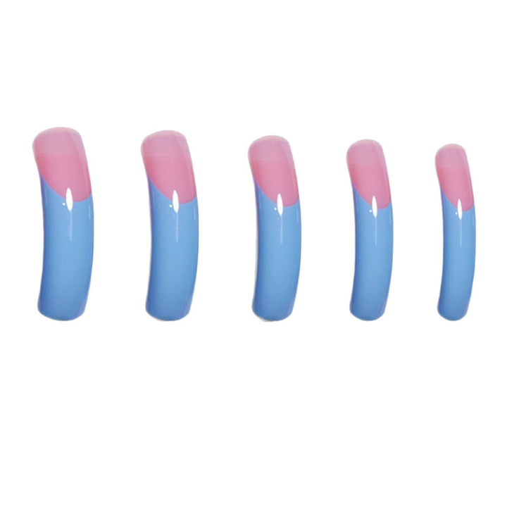 Glossy Long Stiletto Press-On Nails Bowlift