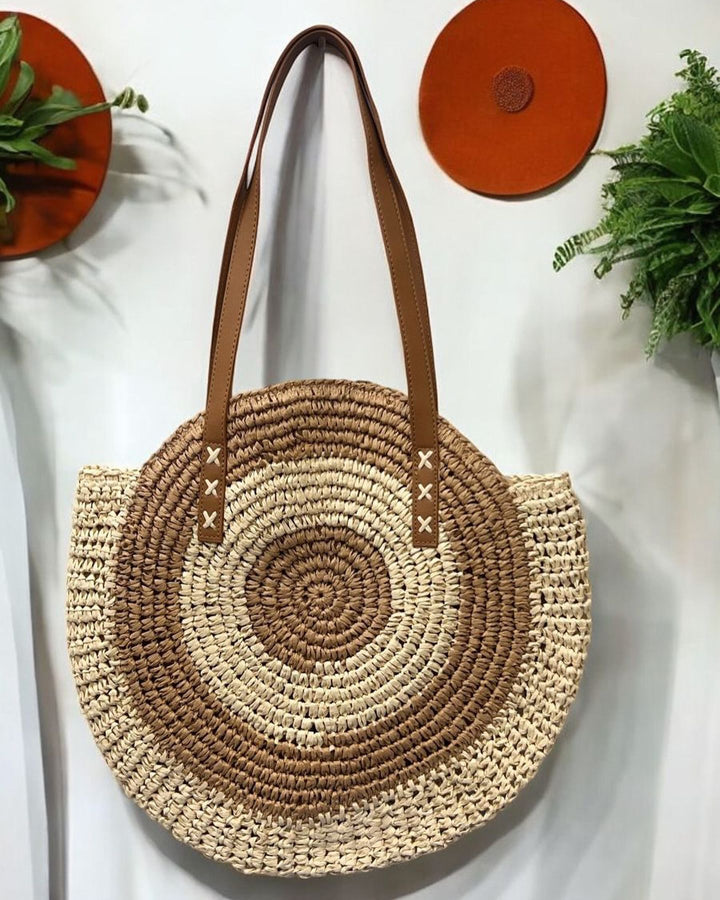 Round Macrame Beach Bag Bowlift