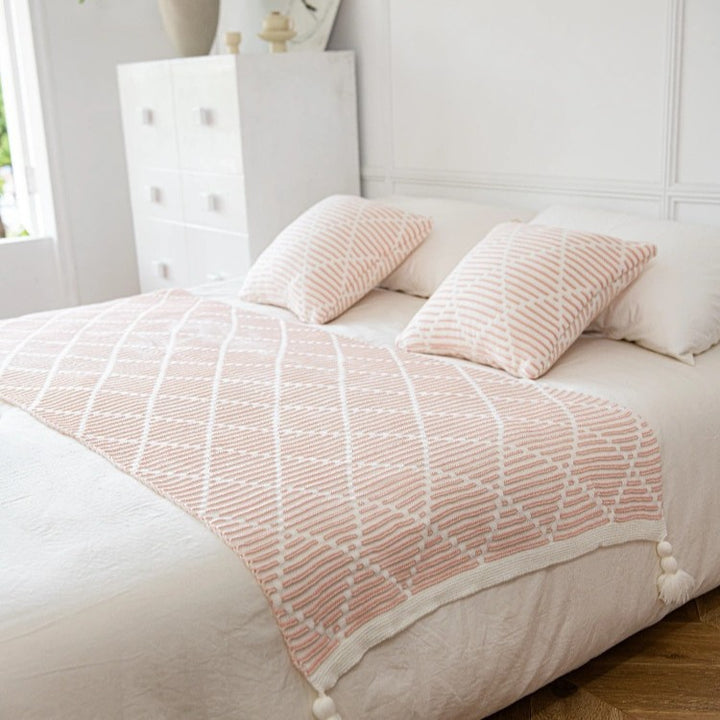 Decorative Knit Throw Blanket