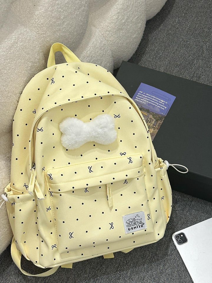 Playful Polka Dot Backpack Bowlift
