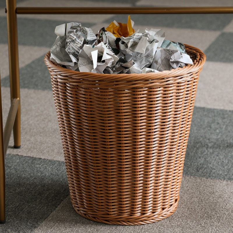 Unisex Elegant Waste Bin made of woven material Bowlift