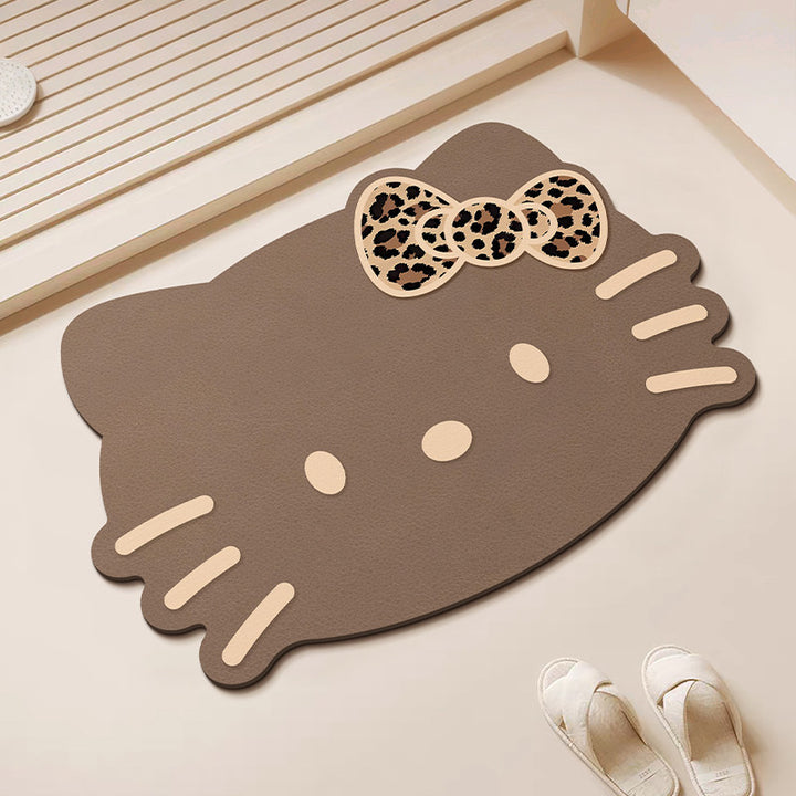 Cat-Shaped Bath Mat