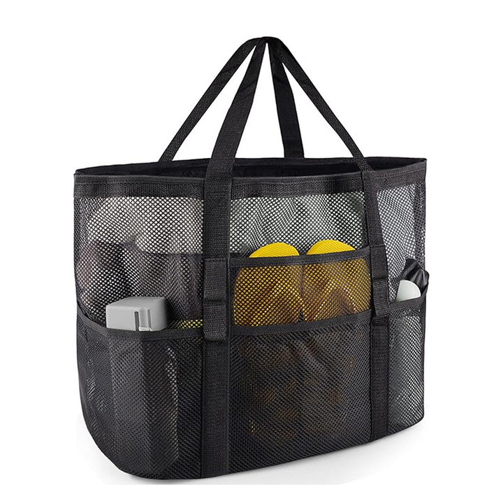 Practical Beach Tote Bag Made of Breathable Mesh Material Bowlift