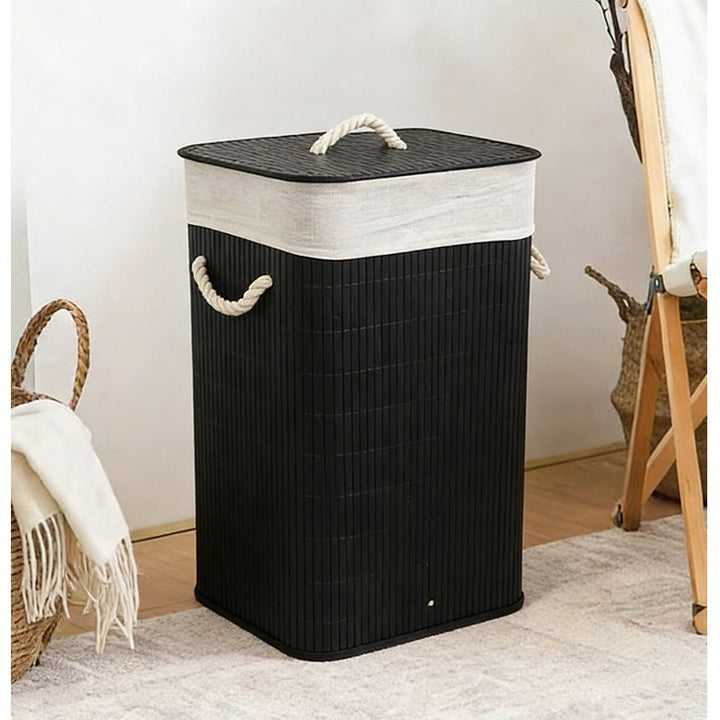 Laundry basket with lid and handle Bowlift