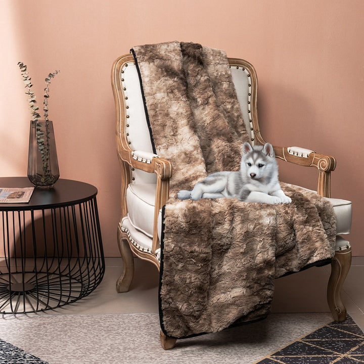 Women Cozy Blanket with Velvety Surface Bowlift