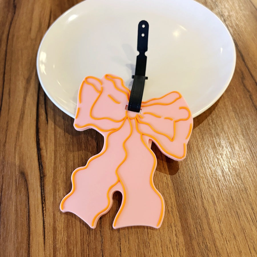 Silicone Bow-Shaped Luggage Tag Bowlift