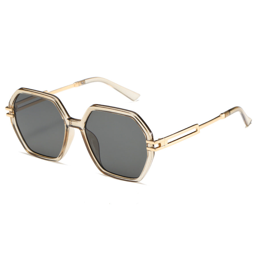 Women's fashionable sunglasses in avant-garde hexagon design Bowlift