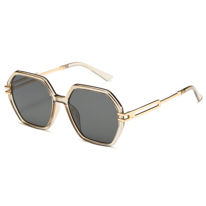 Women's fashionable sunglasses in avant-garde hexagon design Bowlift