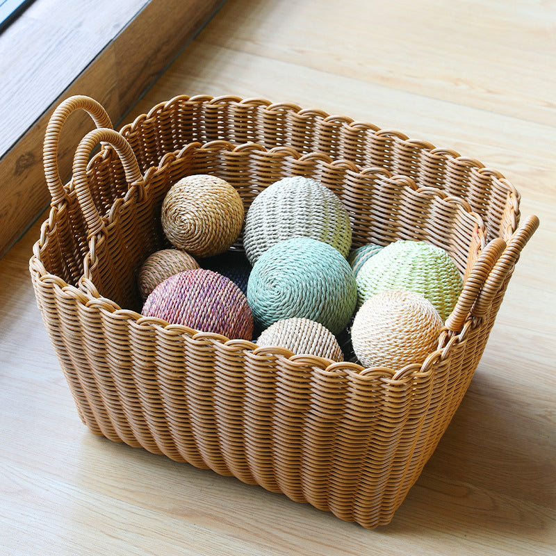 Unisex Versatile Storage Basket made of woven material Bowlift