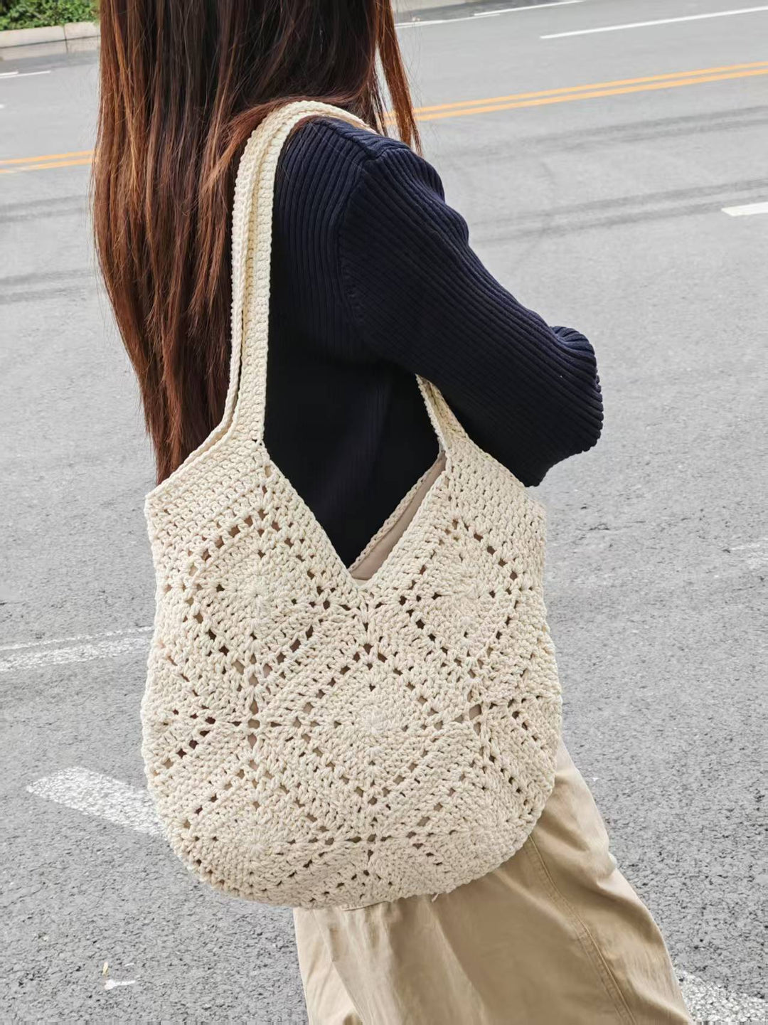 Hand-knotted everyday birth bag Bowlift