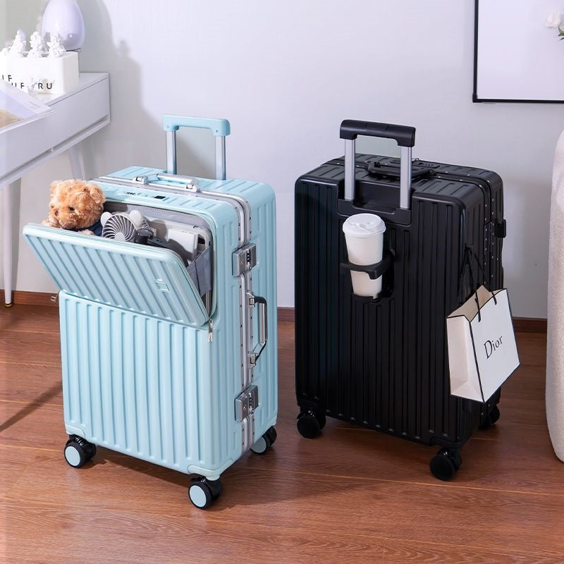 Trolley Suitcase With Innovative Storage Space And Integrated Security System Bowlift