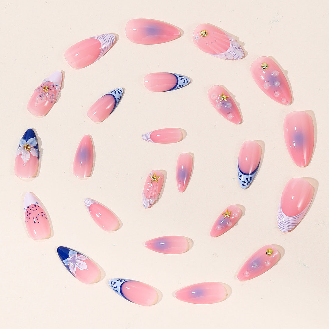 Artistic Gel Nail Design Bowlift