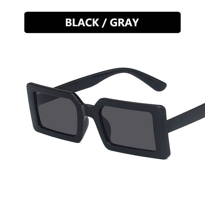 Women's square sunglasses with modern, wide frame and protective UV filter Bowlift