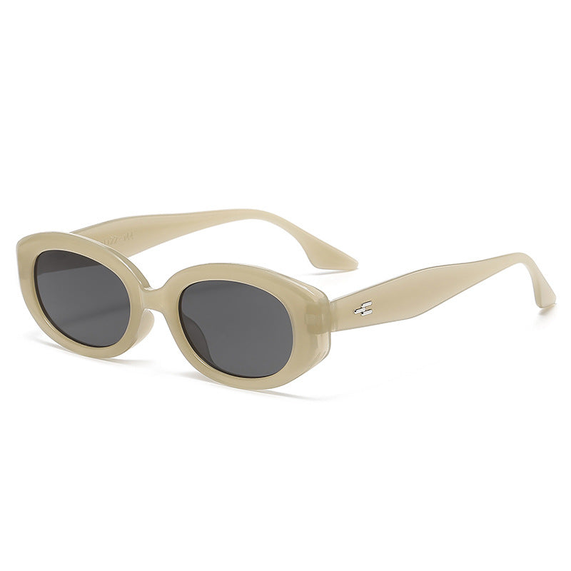 Women's fashionable sunglasses with modern, oval frame Bowlift
