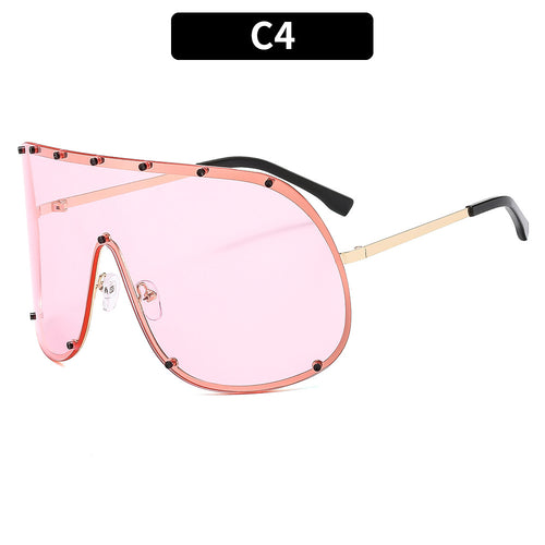 Oversized Shield Sunglasses Statement Style