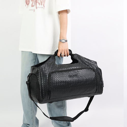 Sporty Duffel Bag with Versatile Compartments and Water-Repellent Material Bowlift