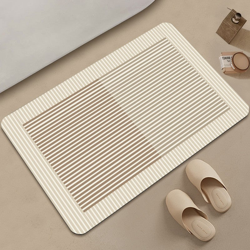 Unisex Stylish Geometric Pattern Bath Mat Bowlift