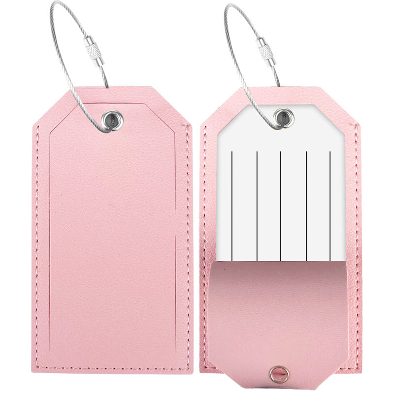Premium Leather Luggage Tag Bowlift