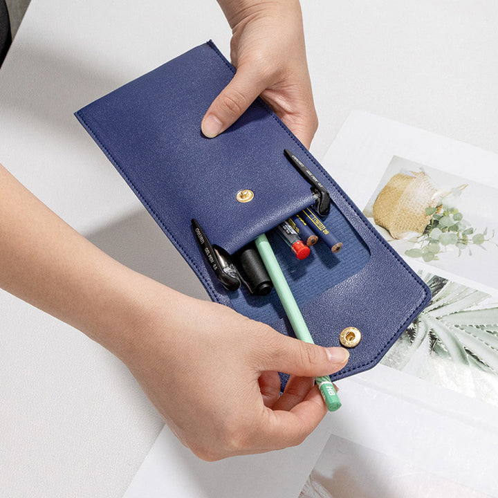 Elegant Leather Pen Case Bowlift