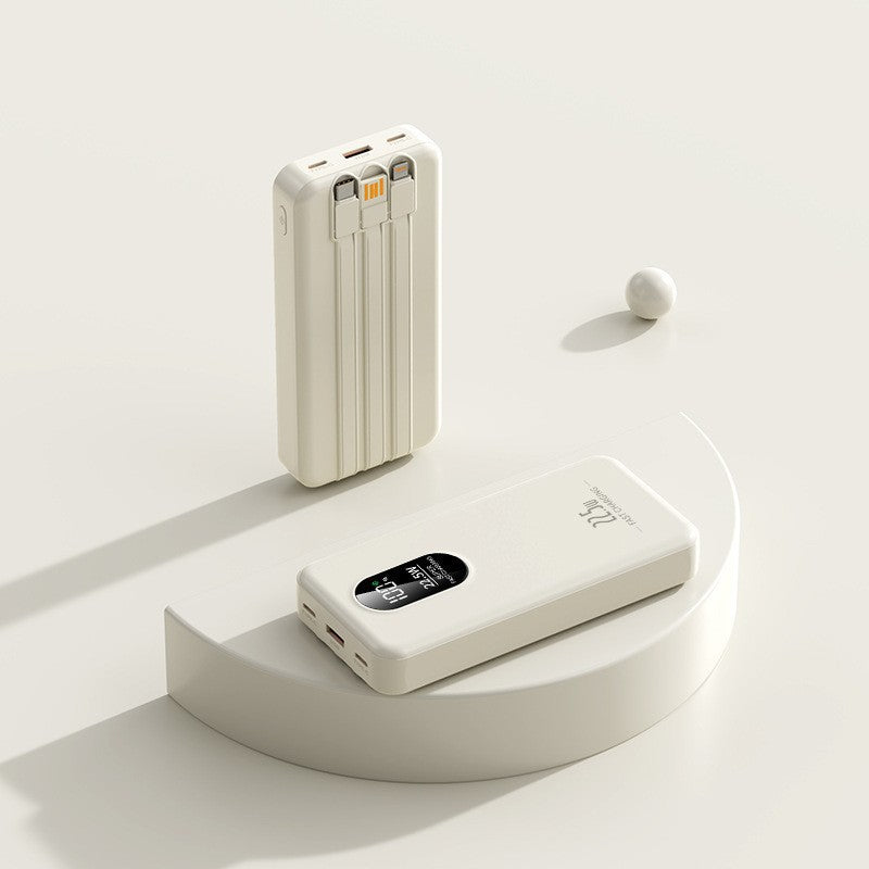 Powerbank with innovative charging display and compact design Bowlift