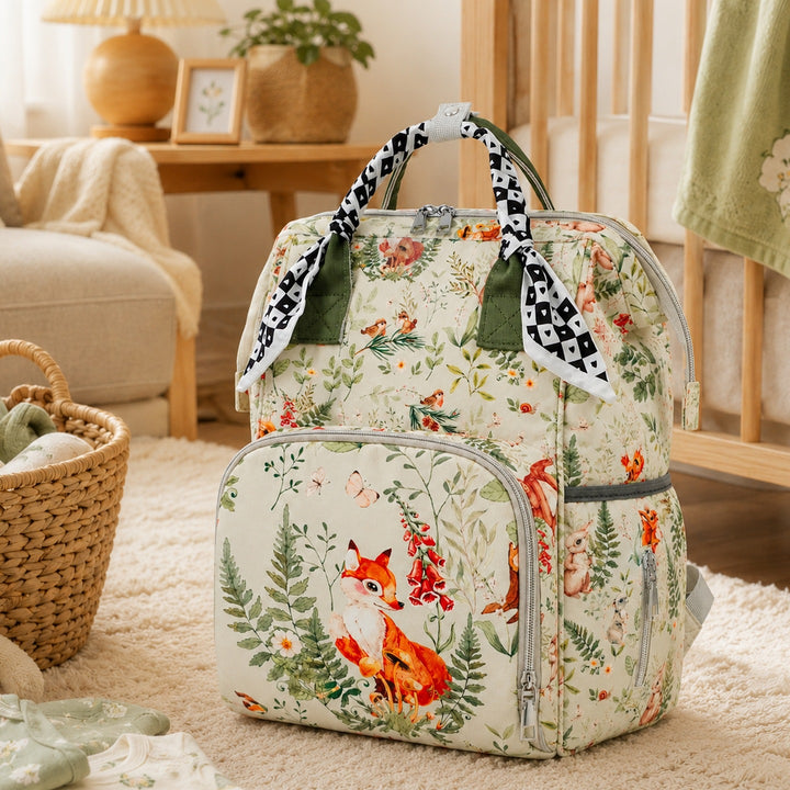 Portable Illustrated Backpack Bowlift