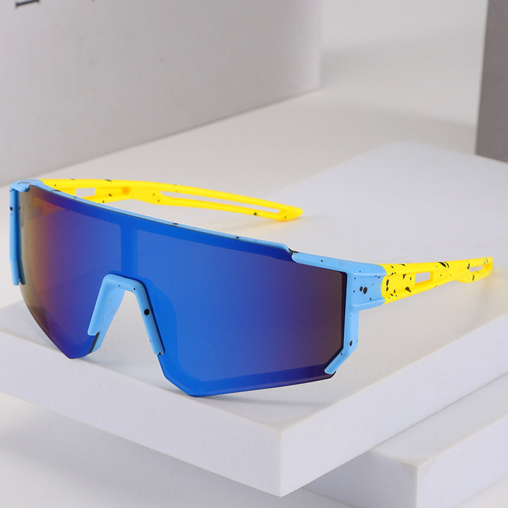 Men's Futuristic Oversized Shield Sunglasses Bowlift