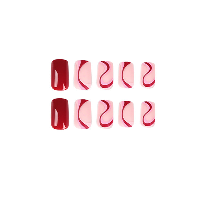 Artistic acrylic nails with elegant color gradients and glitter Bowlift